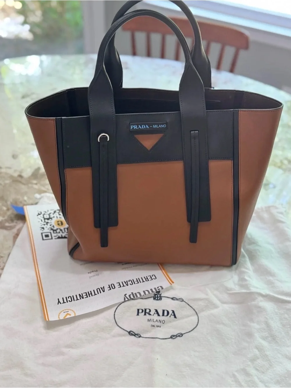Prada two tone